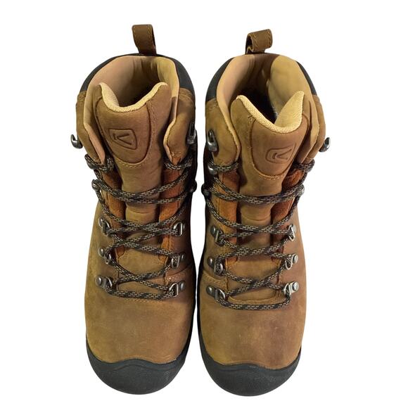 Keen Pyrenees Hiking Boots Leather Women's US 10 Brown Leather 1004156 - Picture 4 of 10